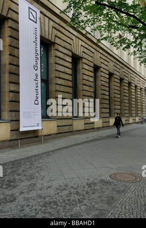 Berlin Deutschland Deutsche Guggenheim Gebäude Unter Den Linden Stockfoto