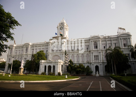 Die Corporation of Chennai Büros in das Ripon Building in Chennai, Indien. Stockfoto