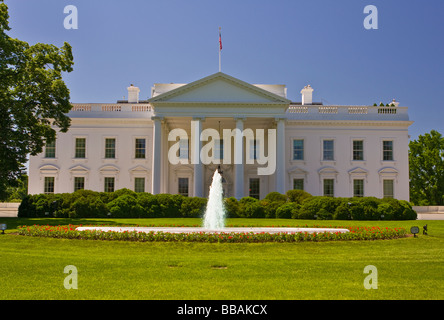 WASHINGTON DC USA White House Nordgarten Stockfoto