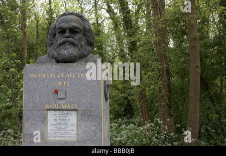 Grab von Karl Marx Stockfoto