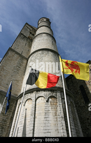 Collegiate Kirche von St. Gertrude, Nivelles, Belgien Stockfoto