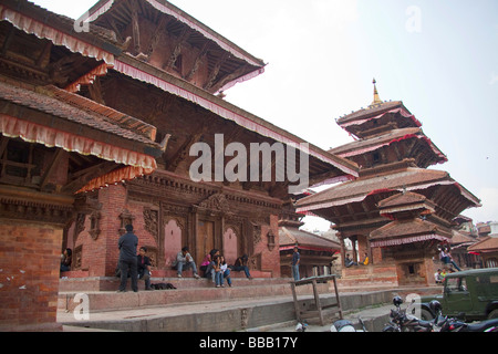 Straßenszene, Markt, Menschen in Kathmandu, Nepal Stockfoto