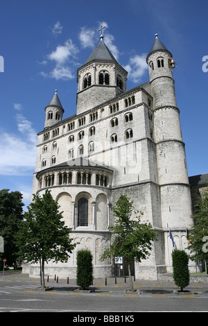 Collegiate Kirche von St. Gertrude, Nivelles, Belgien Stockfoto