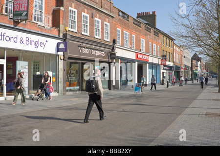 St Peters Street St Albans UK Stockfoto