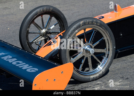 Das Main Event, FIA European Drag Racing auf dem Santa Pod Raceway, Wellingborough, UK Stockfoto