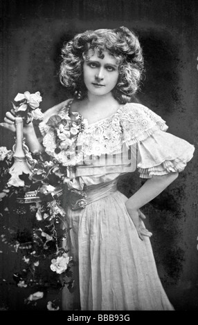 Viktorianischen und edwardianischen Schauspielerin Mabel Love (16. Oktober 1874 - 15. Mai 1953) Stockfoto