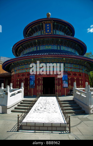 Chinesische Tempel des Himmels wie in China gesehen Stockfoto