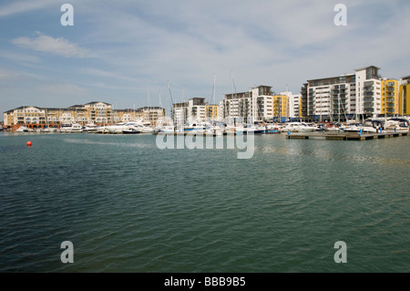 Vereinigtes Königreich, ENGLAND, 10. Mai 2009. Sovereign Harbour, Eastbourne, East Sussex. Stockfoto