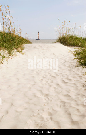 Morris Island Lighthouse Stockfoto