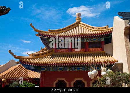 Chinesische Tempel des Himmels wie in China, Fernost Orient gesehen Stockfoto