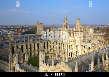 Die Aufseher und College der Seelen der Gläubigen Menschen verstorben in der University of Oxford, England Stockfoto