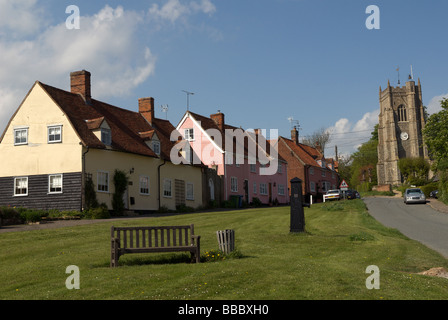 Mönche Eleigh, Suffolk, UK. Stockfoto