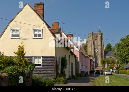 Mönche Eleigh, Suffolk, UK. Stockfoto