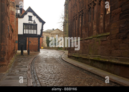 Tudor House an der Bayley Lane in Coventry, West Midlands in England, Vereinigtes Königreich Stockfoto