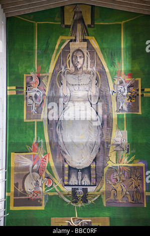 Graham Sutherland Tapete zum St. Michael s Kathedrale in Coventry, Großbritannien Stockfoto