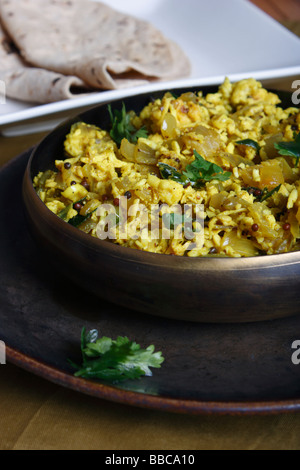 Paneer Podimas ist Käse Beilage aus Tamil Nadu Stockfoto