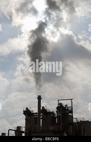 Evonik Degussa Chemiefabrik, Wesseling, Köln, Deutschland. Stockfoto