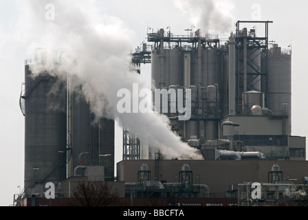 Chemiefabrik, Deutschland. Stockfoto