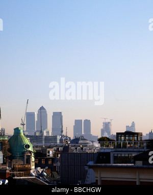 Skyline von London von Covent Garden, London Stockfoto