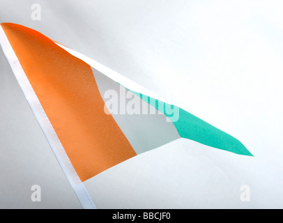 Elfenbeinküste Flagge Stockfoto