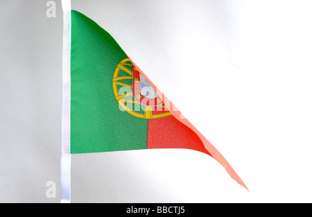 Nationalflagge Portugal Stockfoto