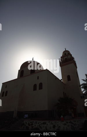 Moschee bei Sonnenuntergang Jeddah Saudi Arabien Stockfoto