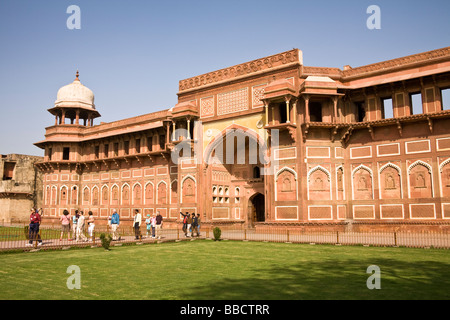 Jahangiri Mahal, Agra Fort, auch bekannt als Red Fort, Agra, Uttar Pradesh, Indien Stockfoto