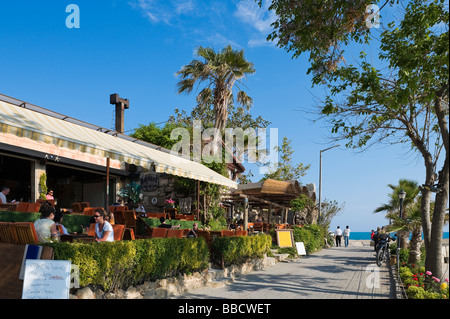 Seafront Restaurant in the Old Town, Side, Mediterranean Coast, Turkey Stockfoto