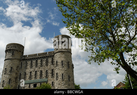 Der Bergfried, Dorchester, Militärmuseum Stockfoto