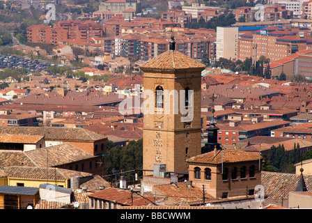 Vista Aerea De La Ciudad de Toledo Desde el Alcazar von Toledo aus dem Alcazar anzeigen Stockfoto