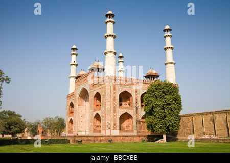 Akbar Mausoleum, Sikandra, in der Nähe von Agra, Uttar Pradesh, Indien Stockfoto