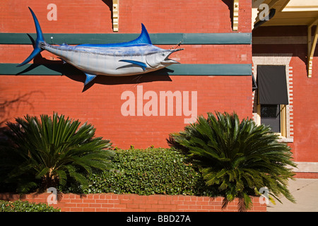 Blue Marlin Restaurant Seaboard Air Line Passenger Depot Vista District Columbia South Carolina USA Stockfoto