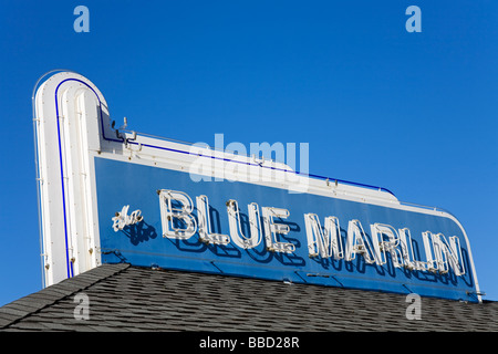 Blue Marlin Restaurant in Seaboard Air Line Passenger Depot Columbia South Carolina USA Stockfoto