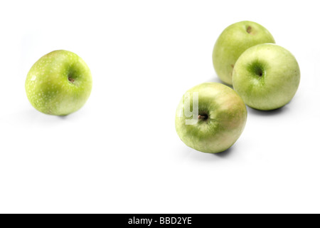 Grüner Apfel Stockfoto