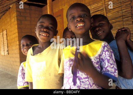 Nyanja Kinder See Niassa-Mosambik Stockfoto