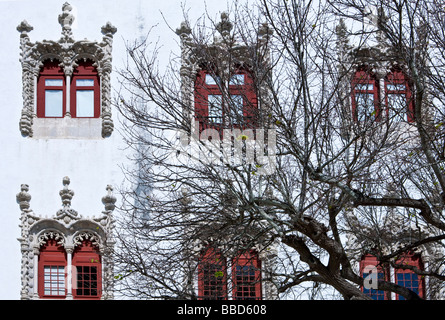 Sintra im Palacio National Paco Real detail Stockfoto