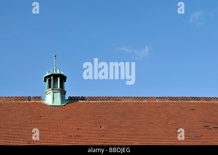 Malerische Schornstein auf Haus in england Stockfoto