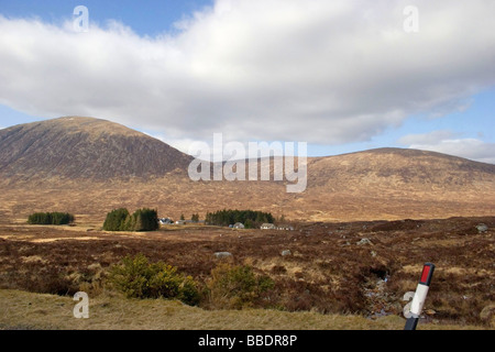 Panoramablick auf Schottisches Hochland Berge Ben Nevis, Glencoe Gegend in der Nähe von Fort Williams Rechtsdiskussion. Horizontale. 60890 BenNevis Stockfoto