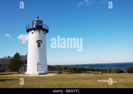 Osten Chop Leuchtturm, Oak Bluffs, Martha's Vineyard, Massachusetts, USA Stockfoto