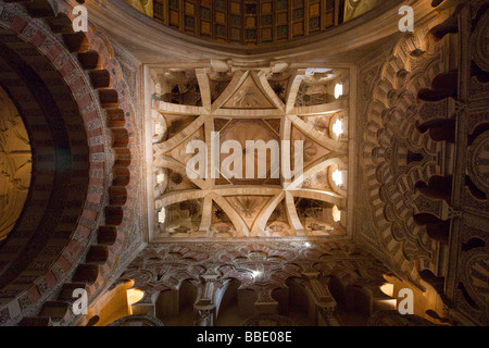 Kuppel der Kathedrale oder die Mezquita in Cordoba Spanien Stockfoto