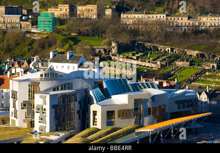 Schottland Edinburgh Holyrood Gebäude Haus des schottischen Parlaments Stockfoto