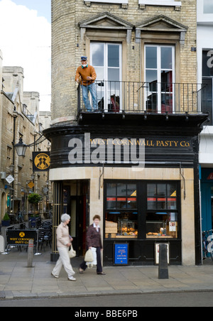 Die West Cornwall Pasty Gesellschaft, Cambridge, UK Stockfoto