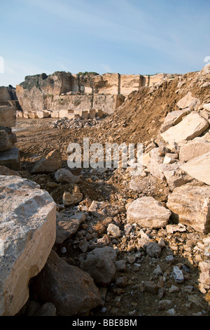 Tagebau Marmor mine im Westen der Türkei Stockfoto