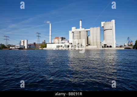 Vattenfall Elektrizitäts- und Zementwerk in Berlin an der Spree in Berlin, Deutschland, Europa Stockfoto