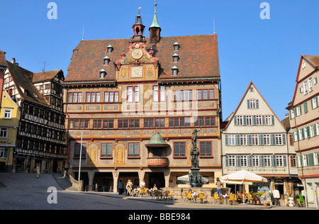 Rathaus, Tübingen, Baden-Württemberg, Deutschland, Europa Stockfoto