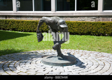 "Statue von Johnny Podres, National Baseball Hall Of Fame" Stockfoto