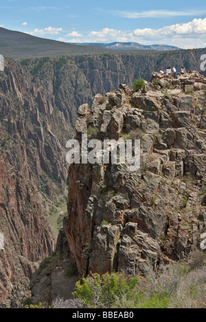 Colorado Black Canyon des Gunnison National Park Tomichi Punkt Stockfoto