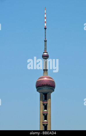 Oriental Pearl TV Tower Park Pudong Lujiazui Shanghai China Stockfoto