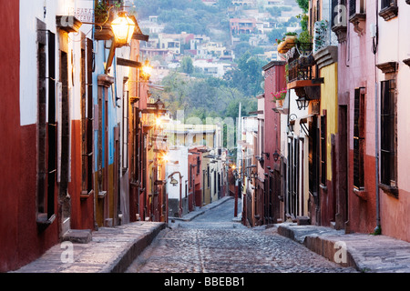 Straße Szene, San Miguel de Allende, Guanajuato, Mexiko Stockfoto