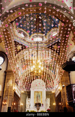 Capilla del Cerrito, Basilika von Guadalupe, El Sagrado Recinto del Tepeyac, Mexico City, Mexiko Stockfoto